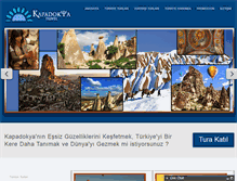 Tablet Screenshot of kapadokyatravel.com